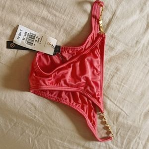 Fancy chain link bikini bottom